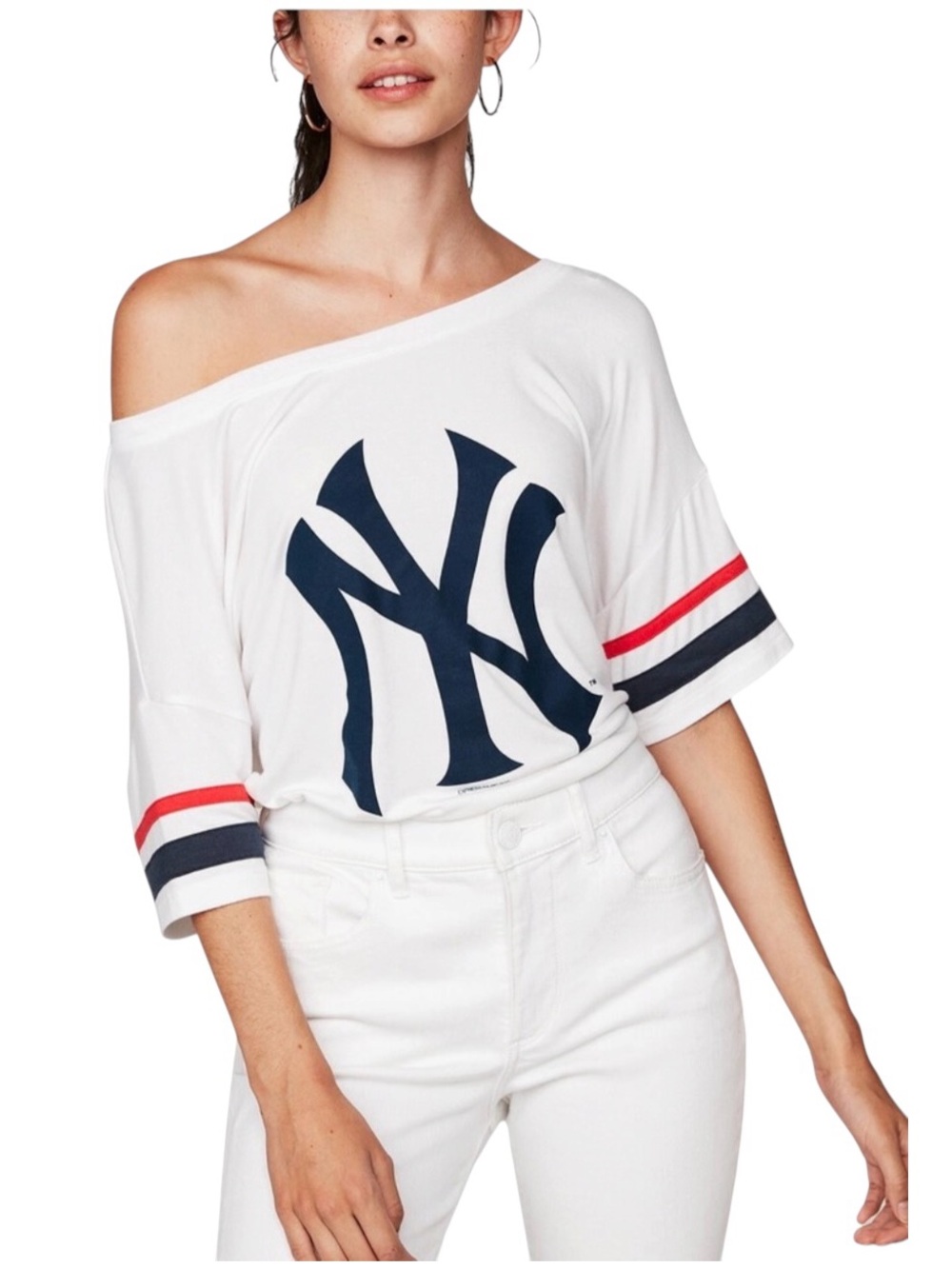 New York Yankees Express Dolman Tri-Blend T-Shirt